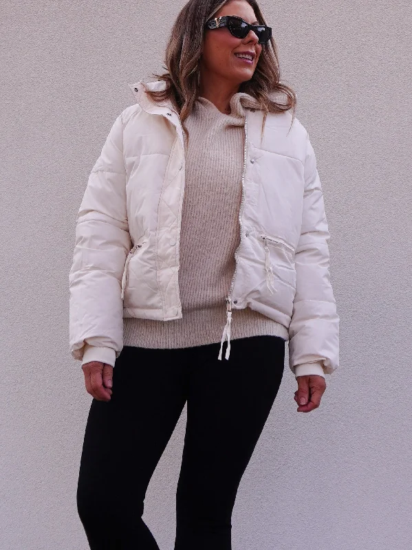 Dimity Puffer - Cream