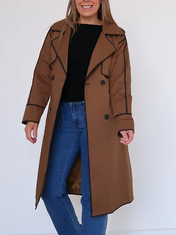 Mieke Trench Coat - Brown