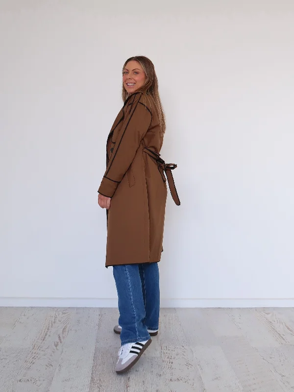 Mieke Trench Coat - Brown