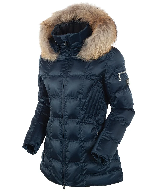 Women's Nikki Quilted Jacket with Removable Fur Ruff