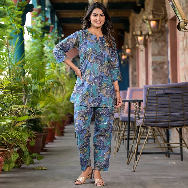 blue-foil-printed-pure-cotton-co-ord-set