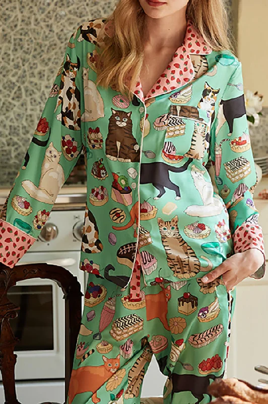 coffee-cat-print-home-long-sleeve-two-piece-set