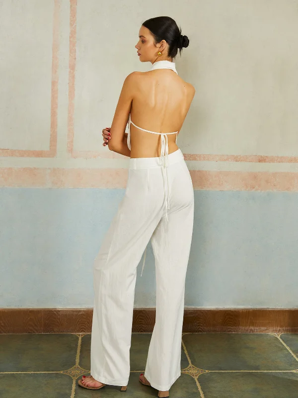 cotton-linen-backless-tie-back-pants-set