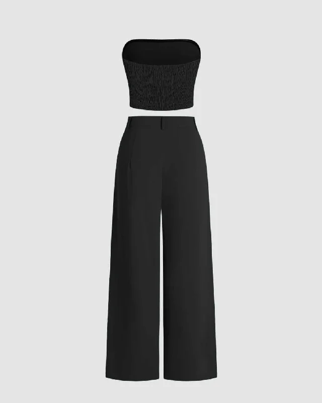 two-piece-set-of-black-tube-top-and-tailored-high-waist-trousers