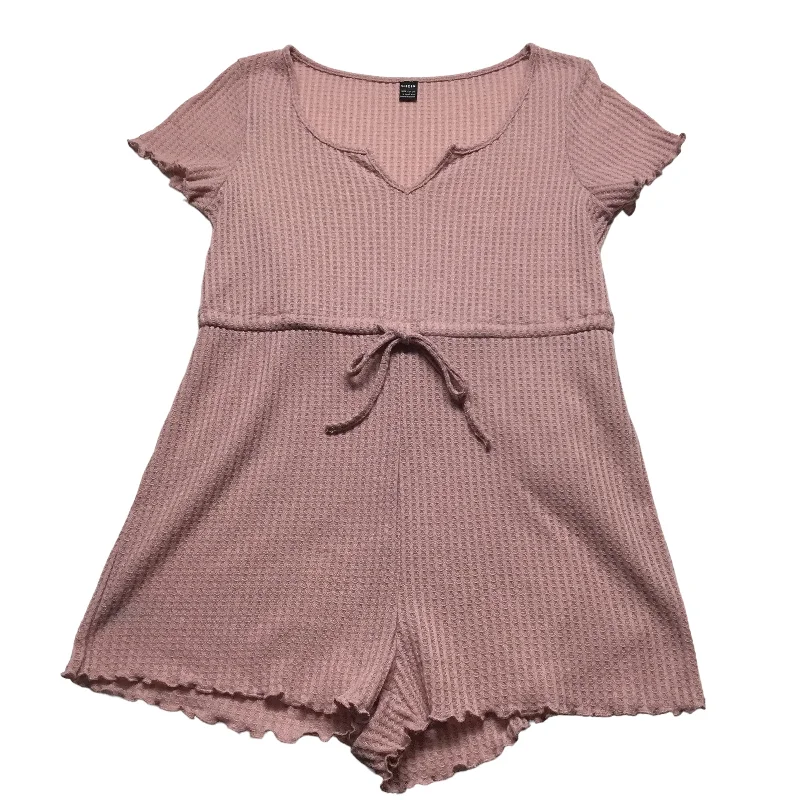 Pink Romper Shein, Size L