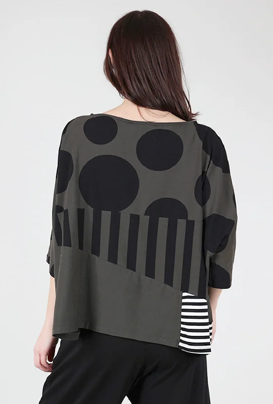 alembika-dots-stripes-box-top-13892-dots-stripes-box-top-black-khaki