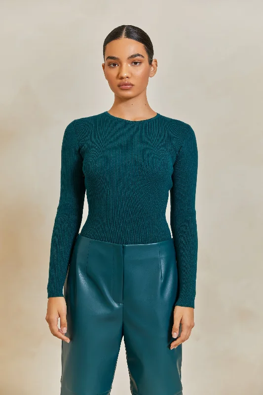 aliyah-ribbed-knit-brief-bodysuit-deep-teal