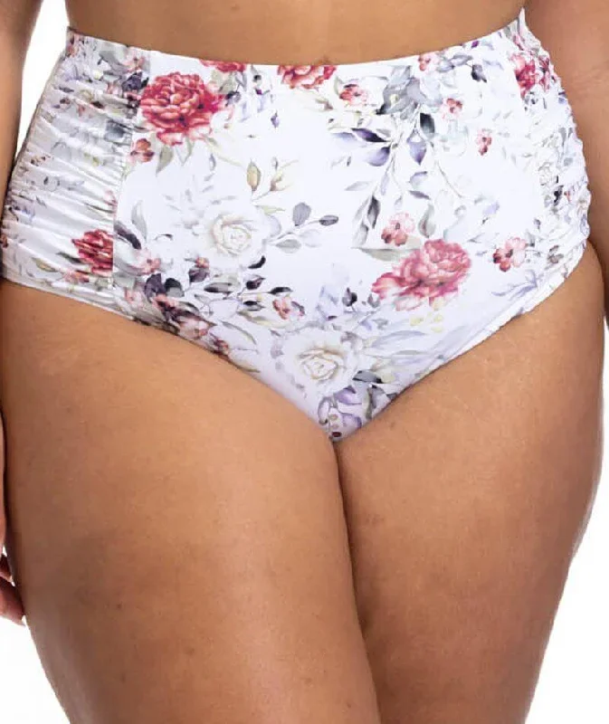 Artesands Clementine Botticelli High Waist Swim Brief - White