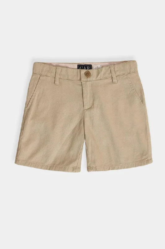 Beige Denim KIDS Shorts