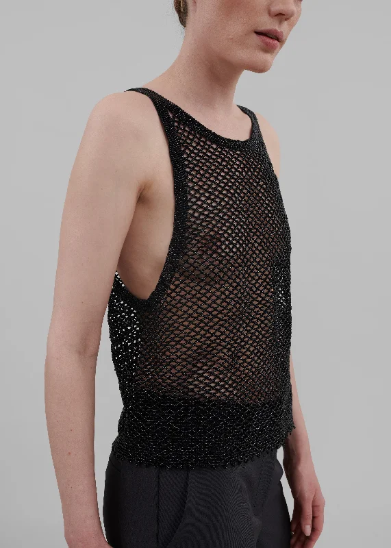 bevza-beaded-tank-top-black