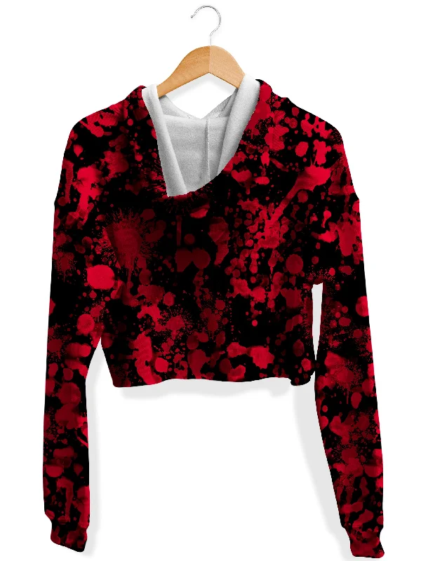 bloody-black-fleece-crop-hoodie