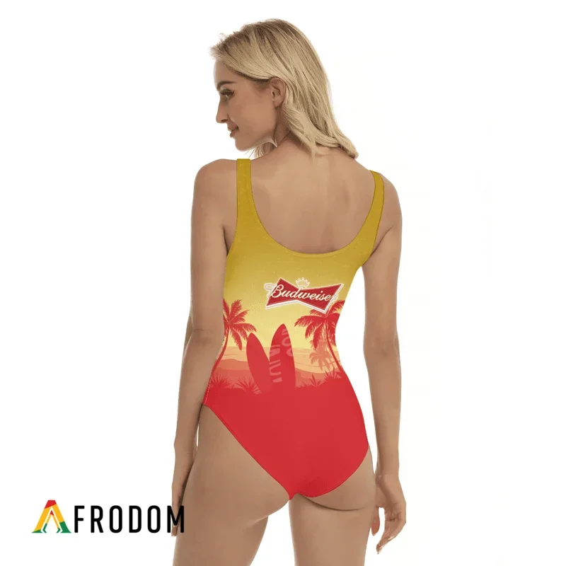 budweiser-palm-tree-surfboard-one-piece-swimsuit