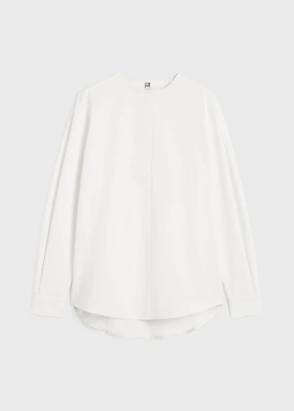 collarless-cotton-twill-shirt-white