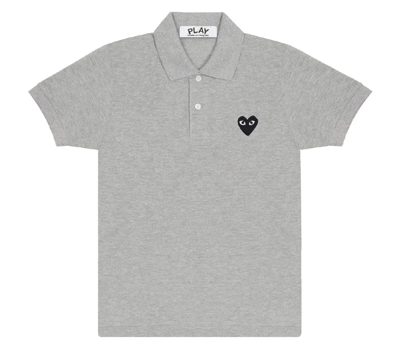 Black Heart Polo Shirt Women