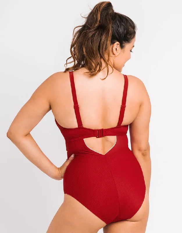 curvy-kate-poolside-non-wired-plunge-swimsuit-pink-red