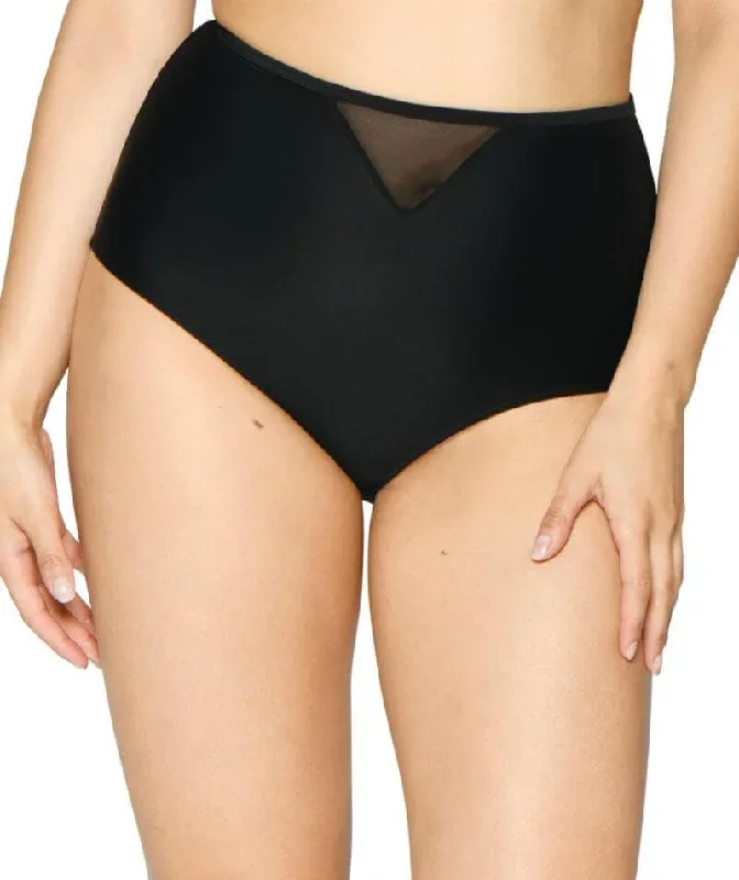 Curvy Kate Sheer Class High Waist Brief - Black