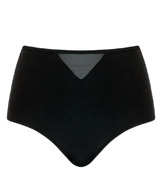 curvy-kate-sheer-class-high-waist-brief-black