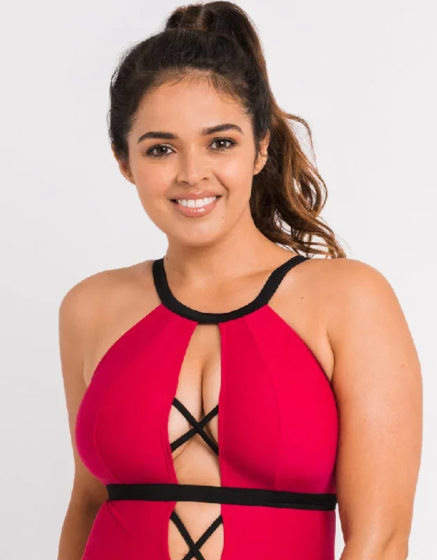 curvy-kate-subtropic-non-wired-plunge-swimsuit-cherry-red-pink