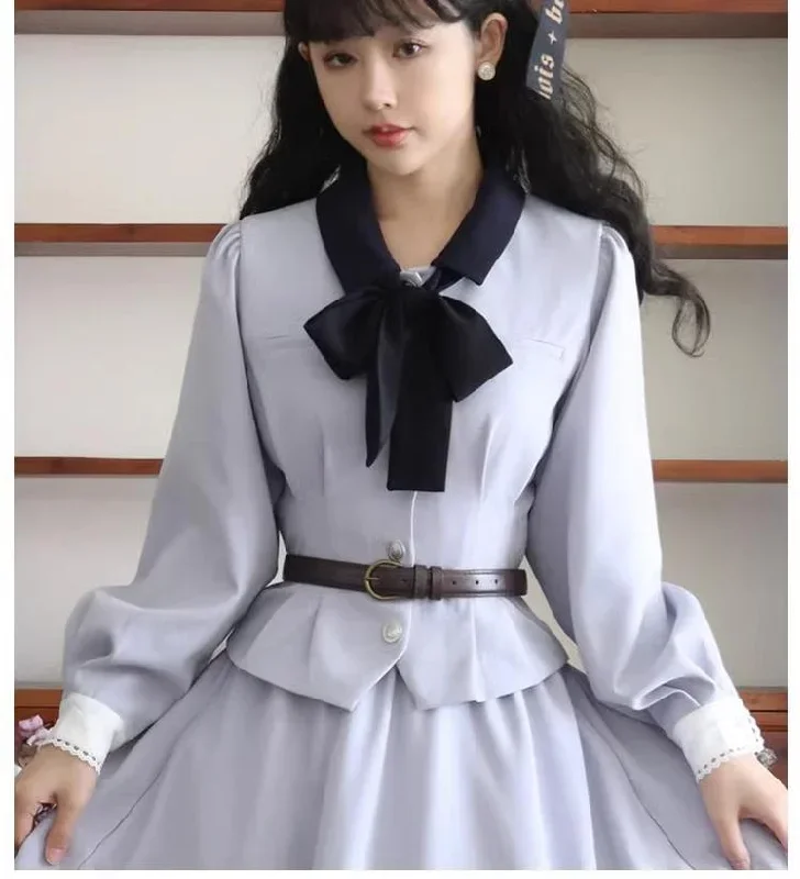 daily-lolita-skirt-set-long-sleeve-coat-dress-set