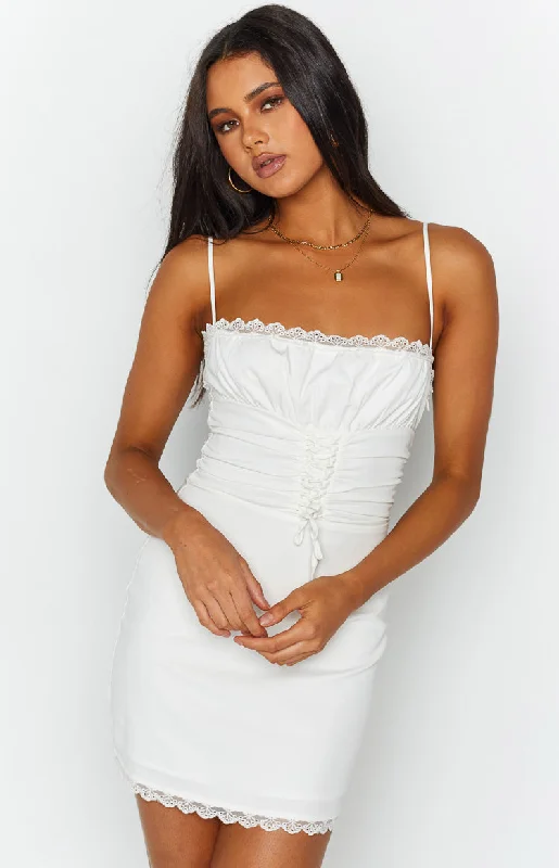 Daisy White Mini Dress