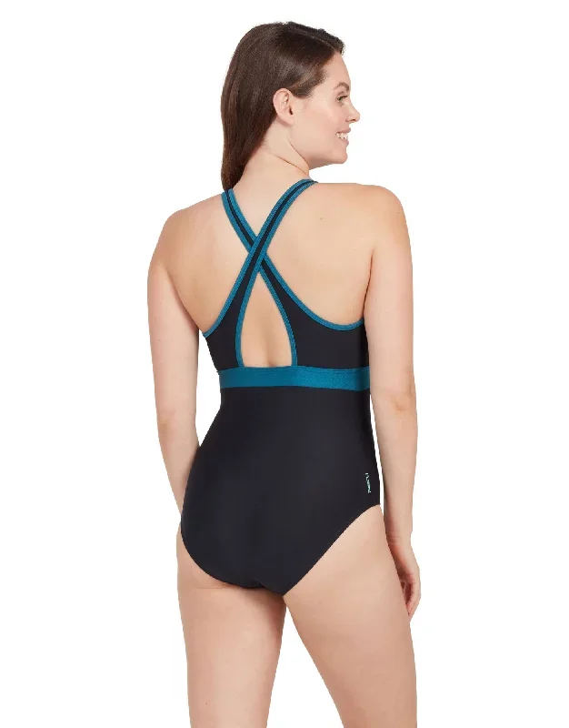 dakota-crossback-swimsuit-black-green