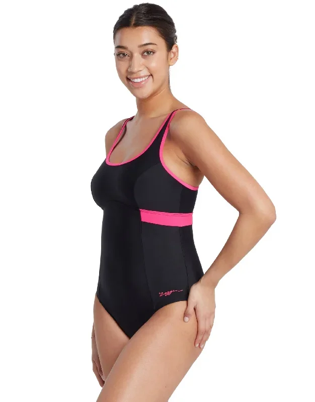 dakota-crossback-swimsuit-black-magenta