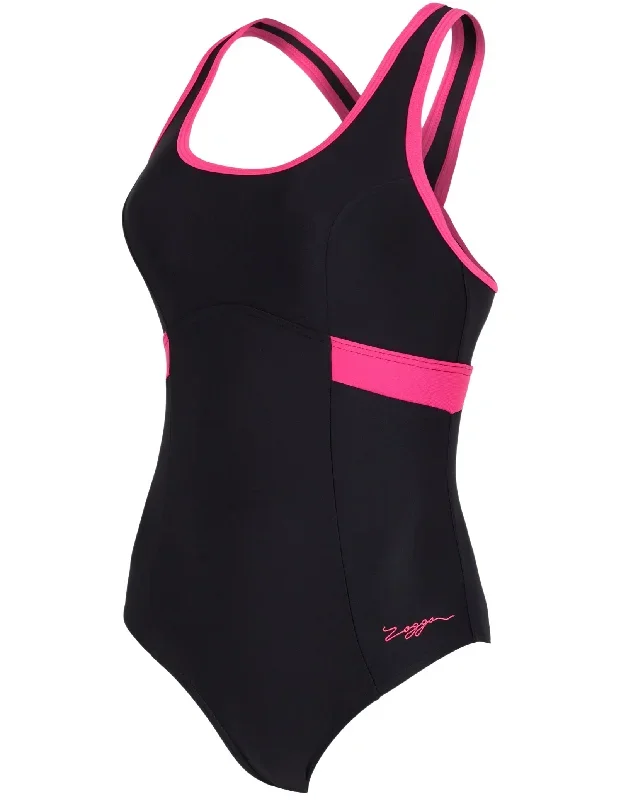 dakota-crossback-swimsuit-black-magenta