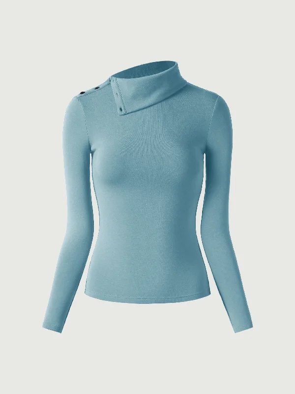 eco-mousse®-buttoned-turtleneck-top