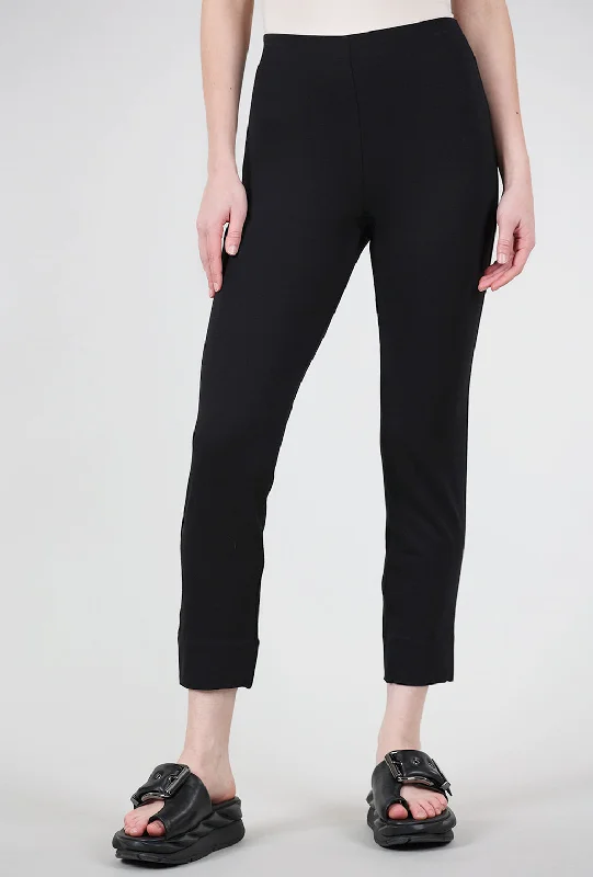 Terry Cloth Milo Pant, Black