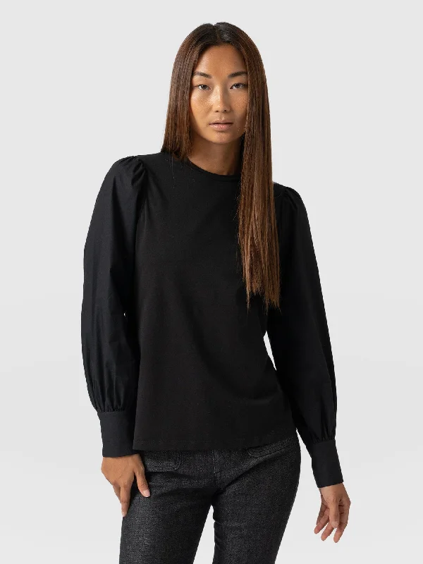 Eva Mock Shirt - Black