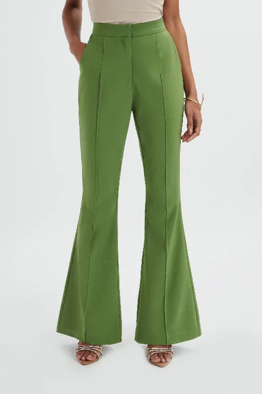 fit-and-flare-trousers-in-green