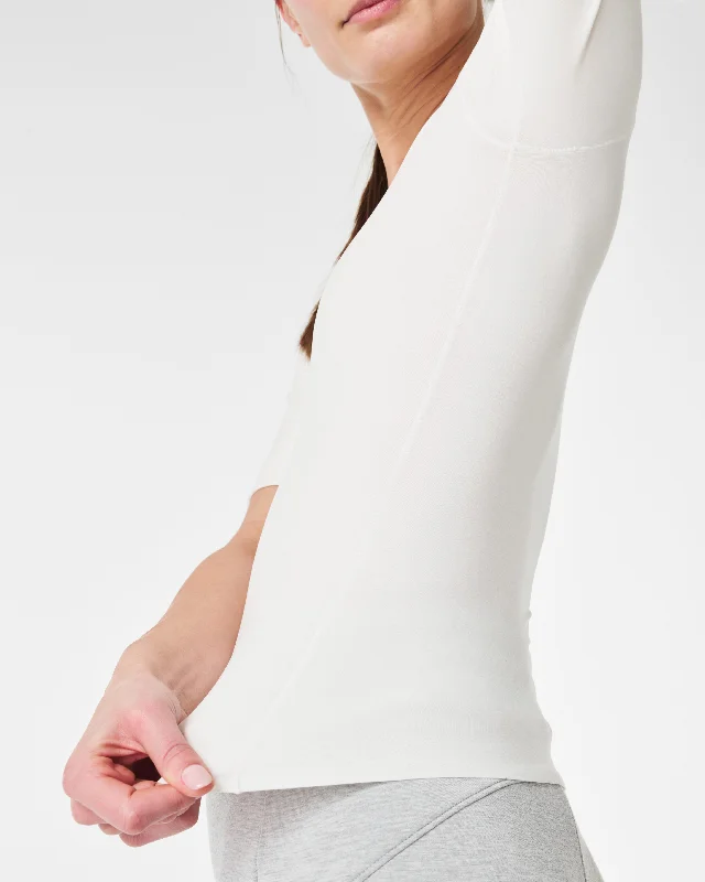 fit-to-you-v-neck-elbow-sleeve-tee