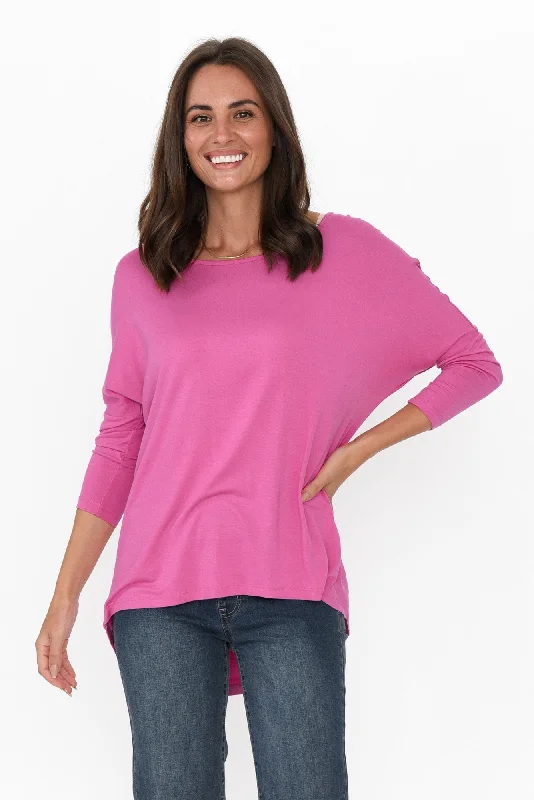 flamingo-milan-3-4-sleeve-top