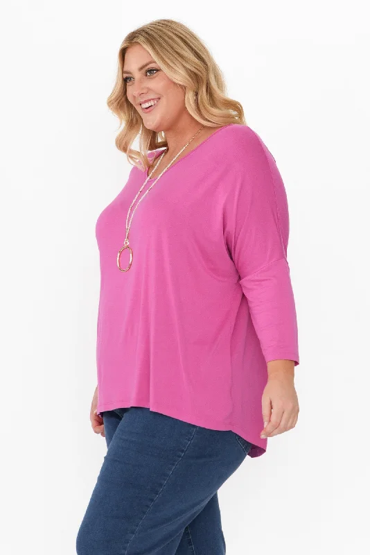 flamingo-milan-3-4-sleeve-top