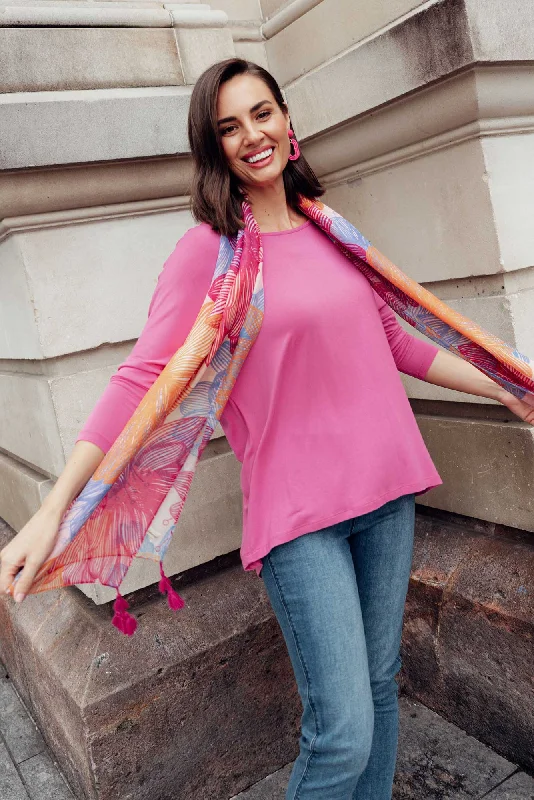 flamingo-milan-3-4-sleeve-top