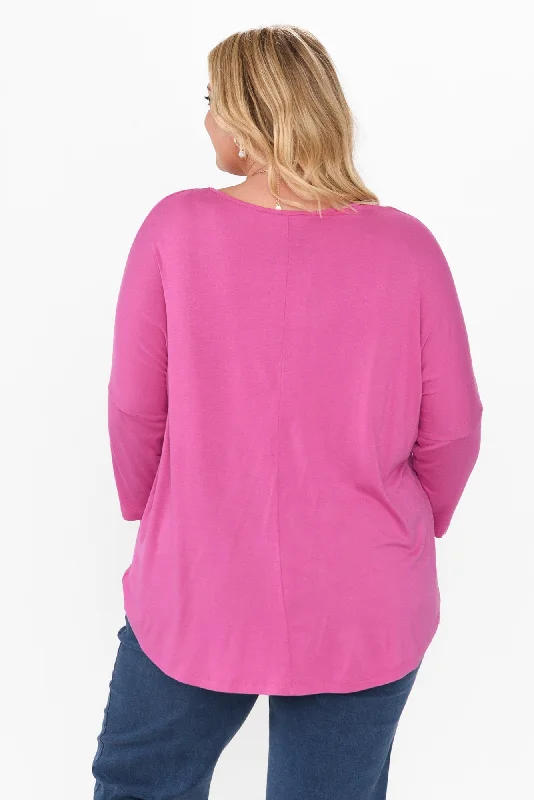 flamingo-milan-3-4-sleeve-top