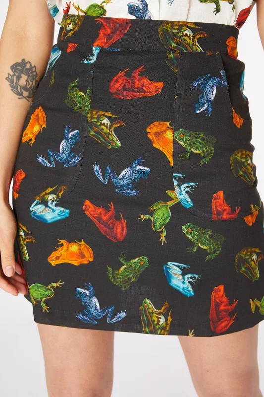 frog-cotton-mini-skirt