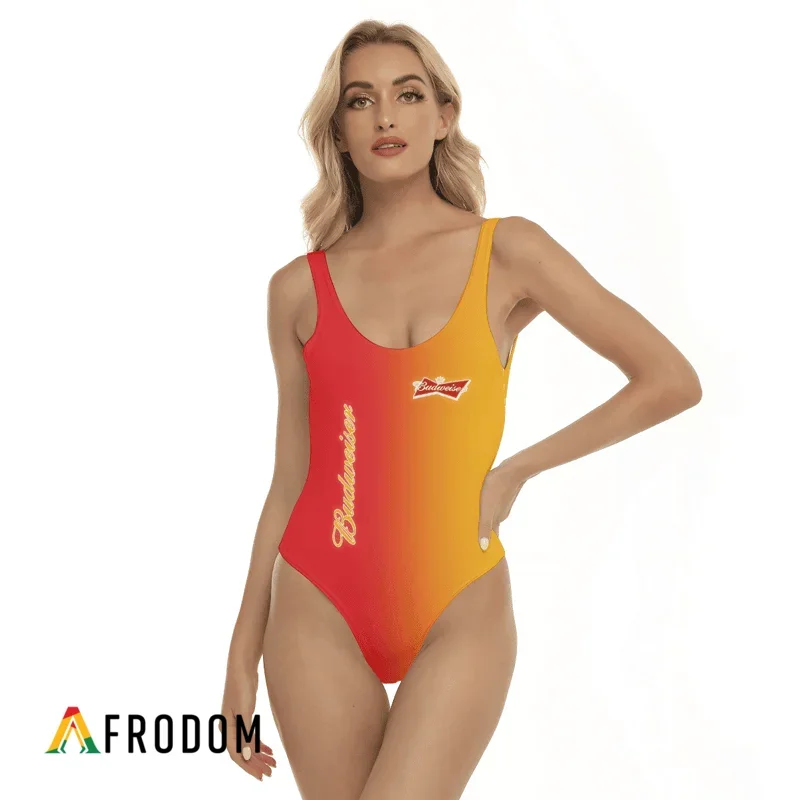 Gradient Budweiser One-piece Swimsuit