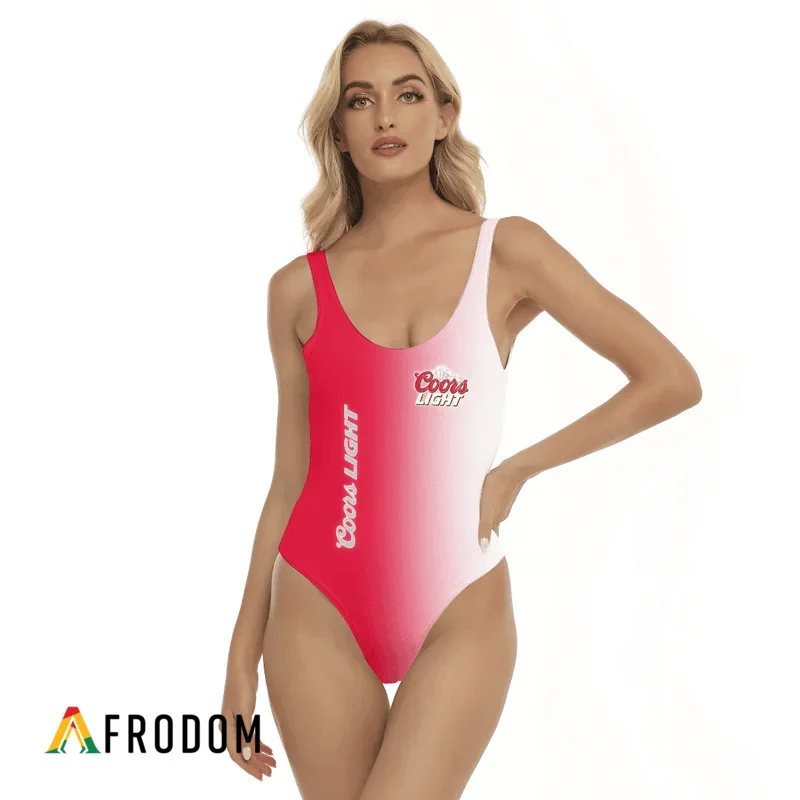 Gradient Coors Light One-piece Swimsuit