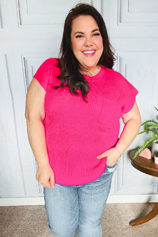 hot-pink-dolman-ribbed-knit-sweater-top