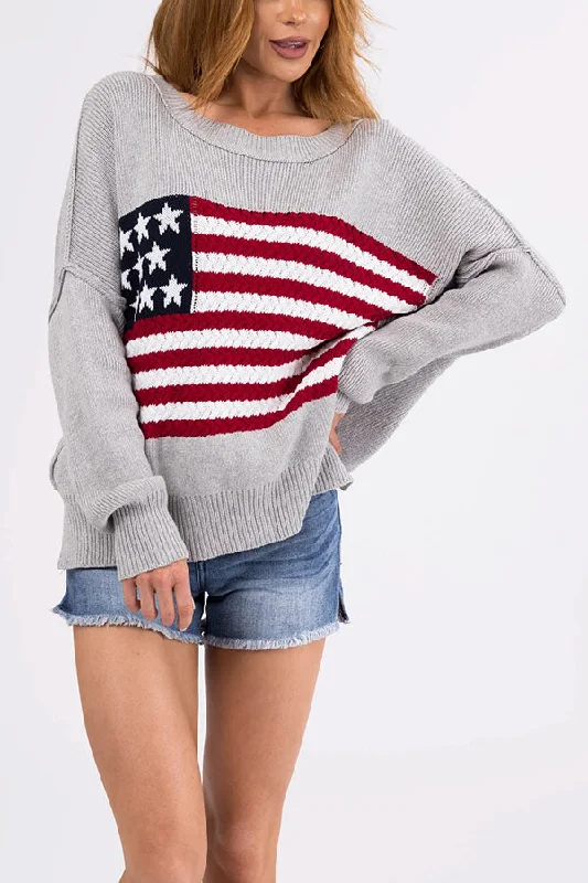 independence-day-patchwork-long-sleeved-crew-neck-knitted-sweater