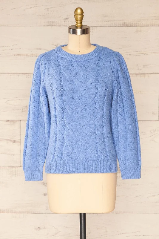 Invera Blue | Cable Knit Sweater