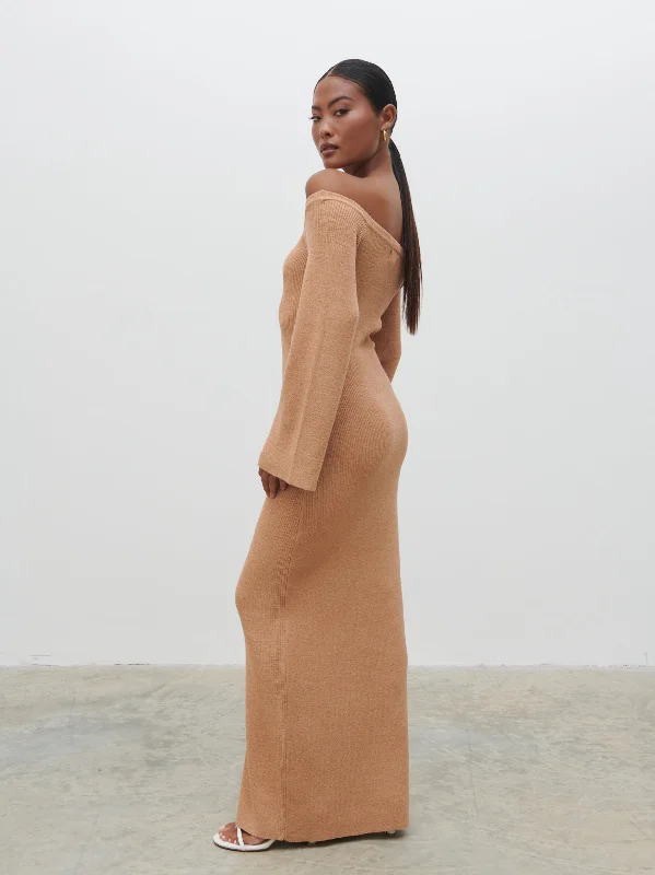 joanna-bardot-knit-maxi-dress-tan-blush