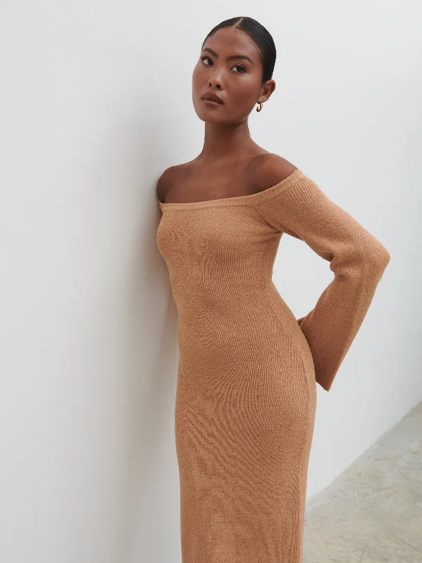 joanna-bardot-knit-maxi-dress-tan-blush