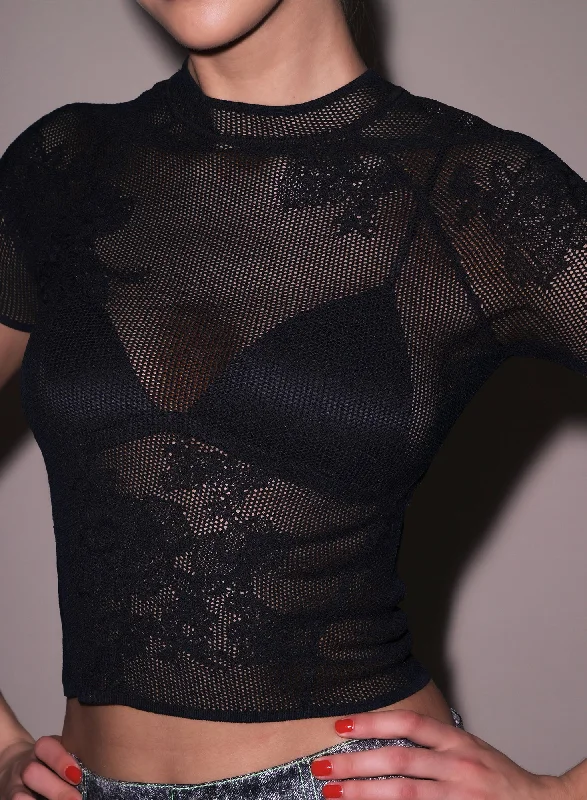 lace-pointelle-tee-black