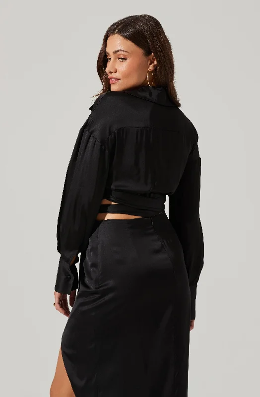 loretta-satin-cropped-tie-waist-top