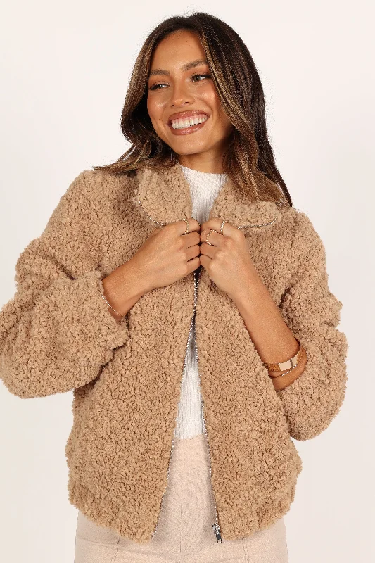 lucia-zip-front-teddy-jacket-camel