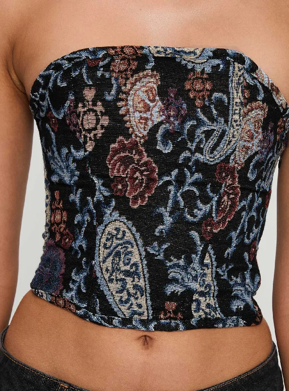 lyrae-strapless-top-multi