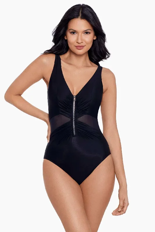 Network News Vive One Piece Swimsuit