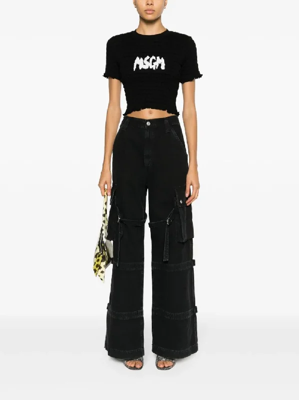 msgm-logo-ruched-t-shirt-tees-600046917blk